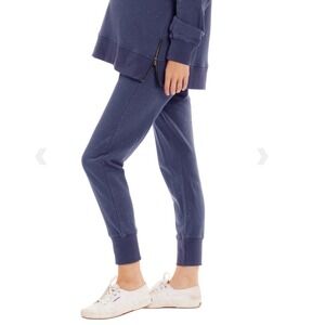 ANICHE | Woman's Marni Maternity Jogger Rainbow Speckled Navy Blue Sweatpants, L